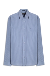 Camisa Tech Helsinque Slim Xangai Azul Bic