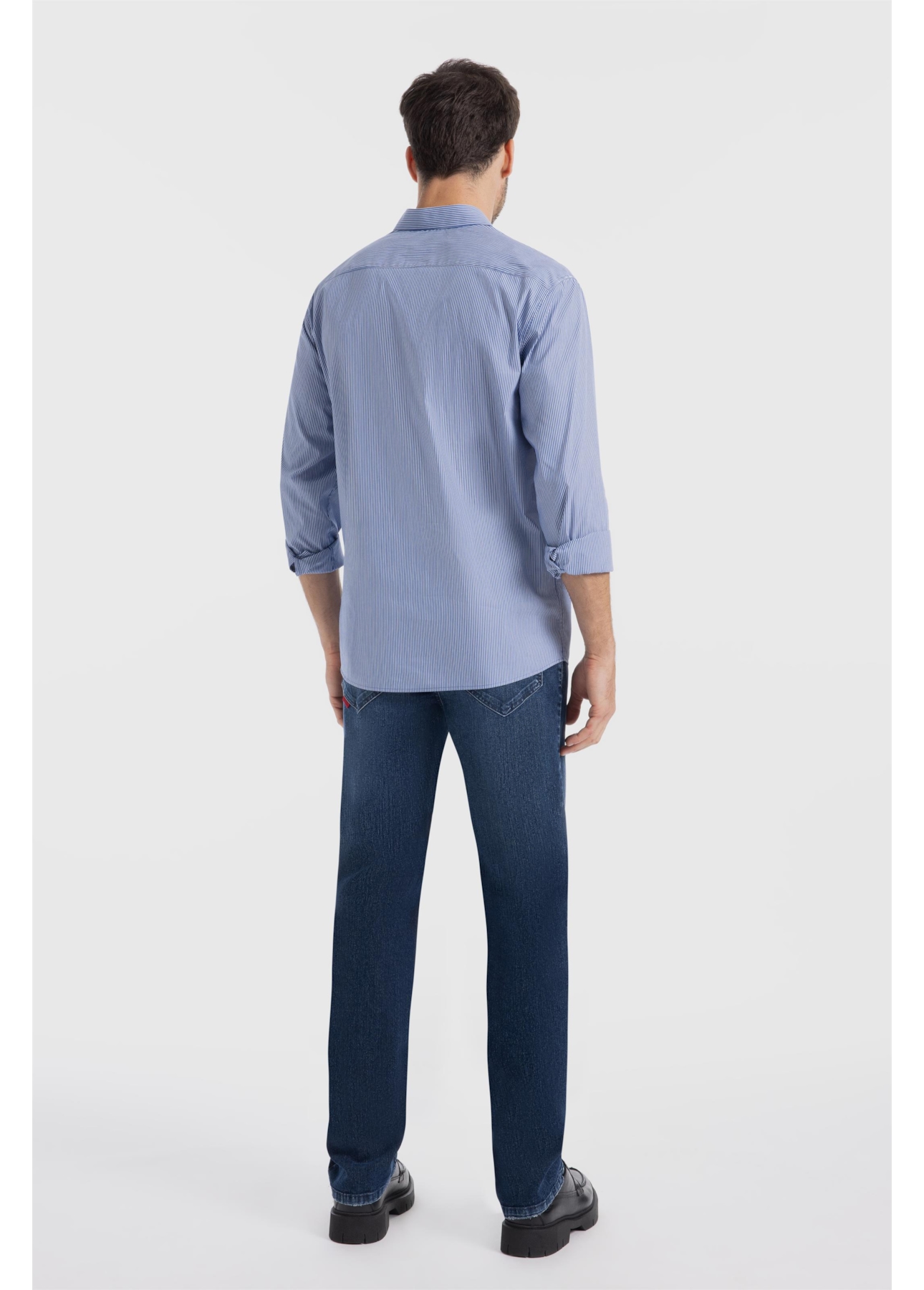 Camisa Tech Helsinque Slim Xangai Azul Bic