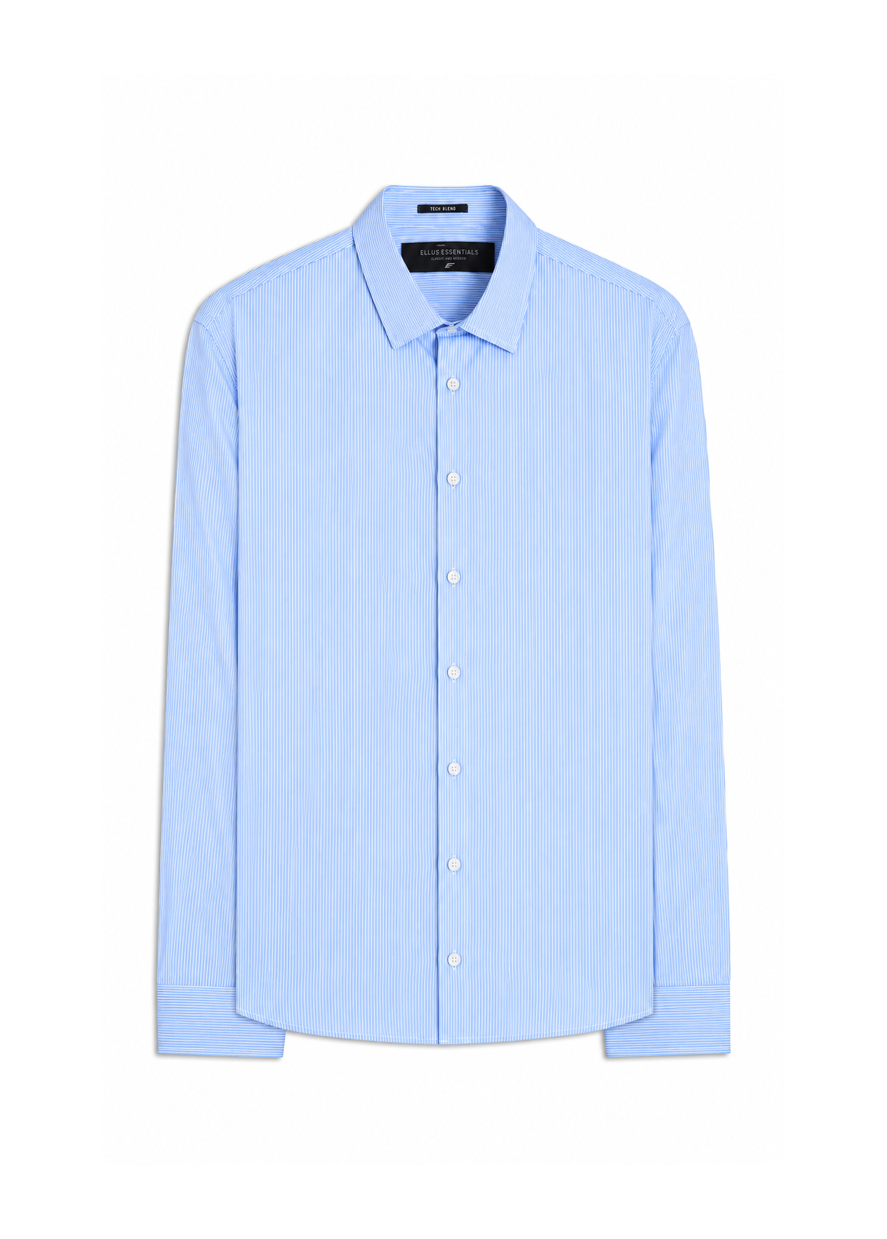 Camisa Tech Jersey Amarillo Slim Azul Claro