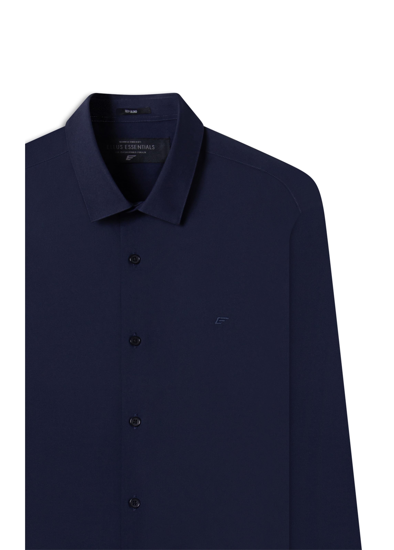 Camisa Tech Modal Slim Xangai Dark Navy