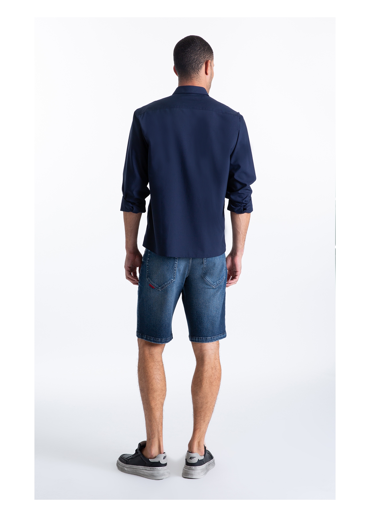 Camisa Tech Modal Slim Xangai Dark Navy