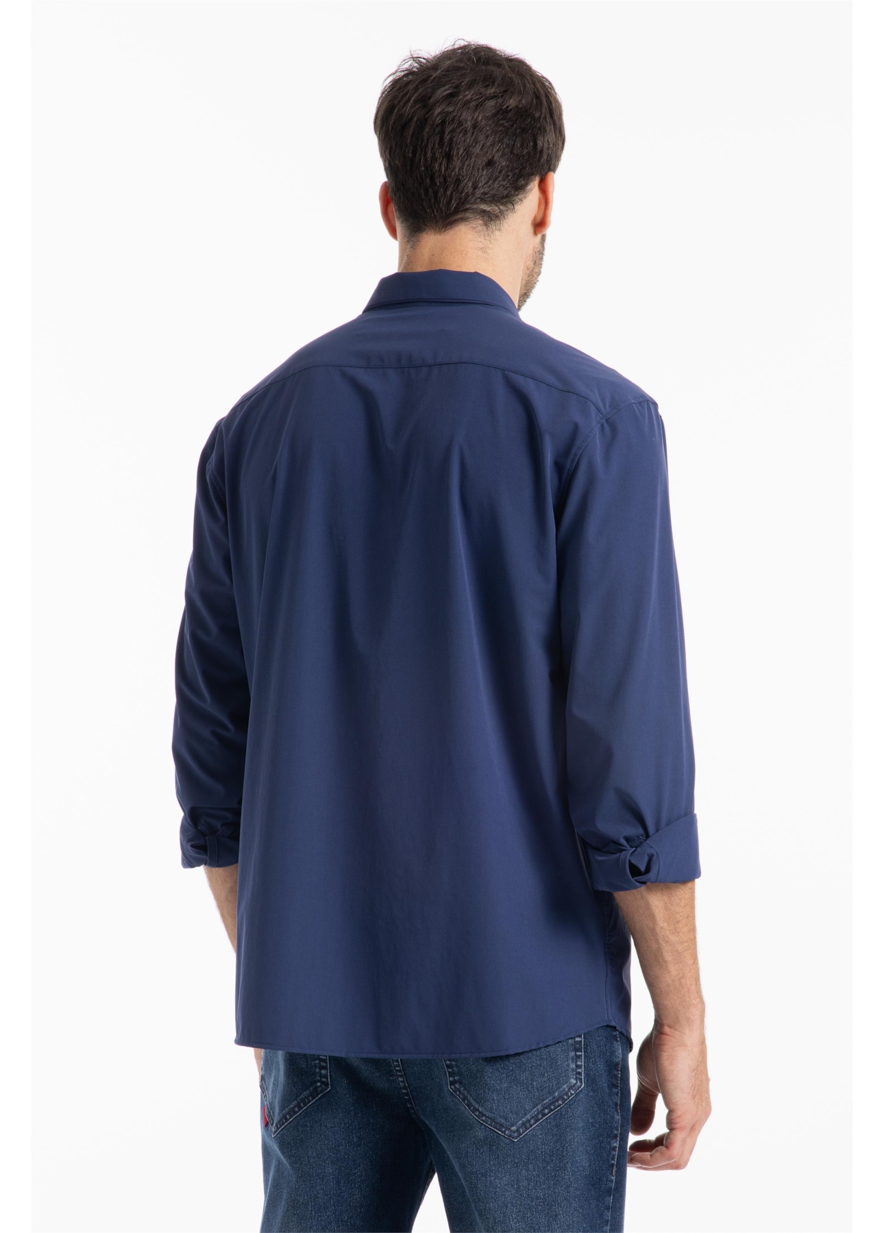 Camisa Tech Nylon New Italian Marinho