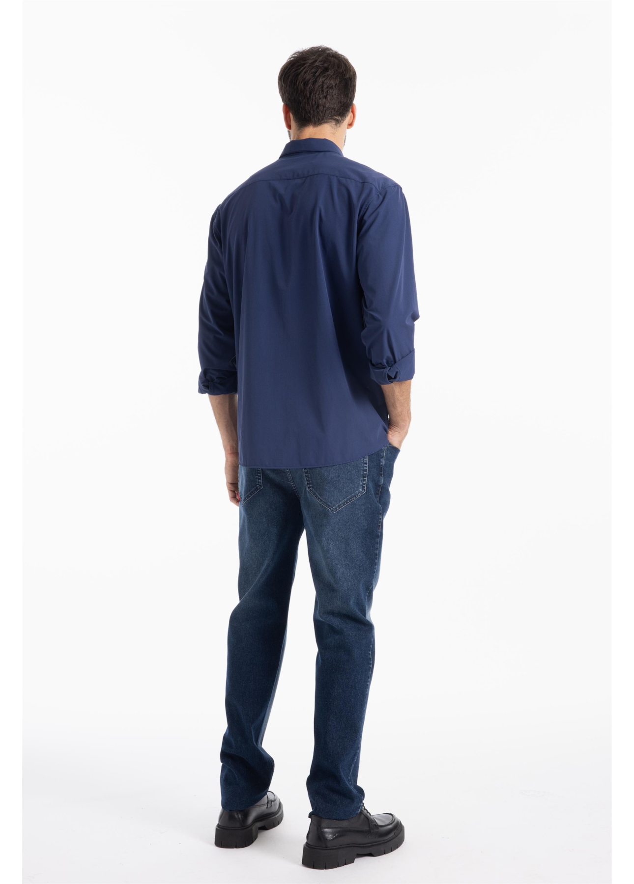 Camisa Tech Nylon New Italian Marinho