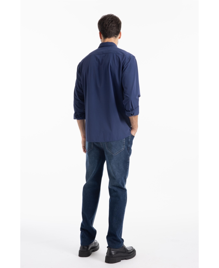 Camisa Tech Nylon New Italian Marinho