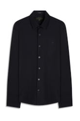 Camisa Tech Piquet Slim Xangai Dark Navy