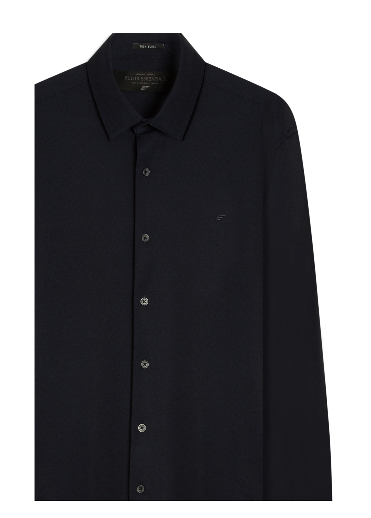 Camisa Tech Piquet Slim Xangai Dark Navy
