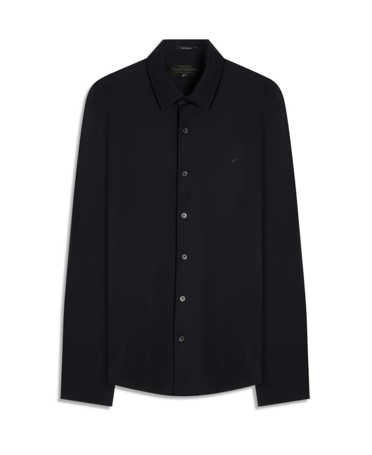 Camisa Tech Piquet Slim Xangai Dark Navy