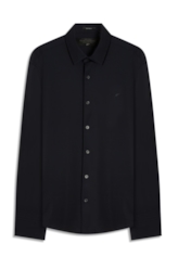 Camisa Tech Piquet Slim Xangai Dark Navy