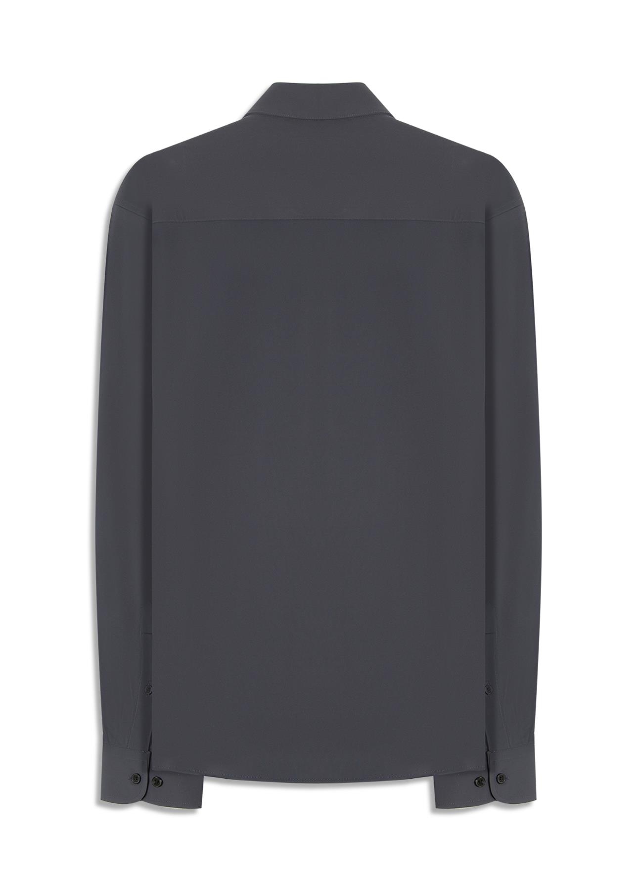 Camisa Tech Piquet Slim Xangai Grafite