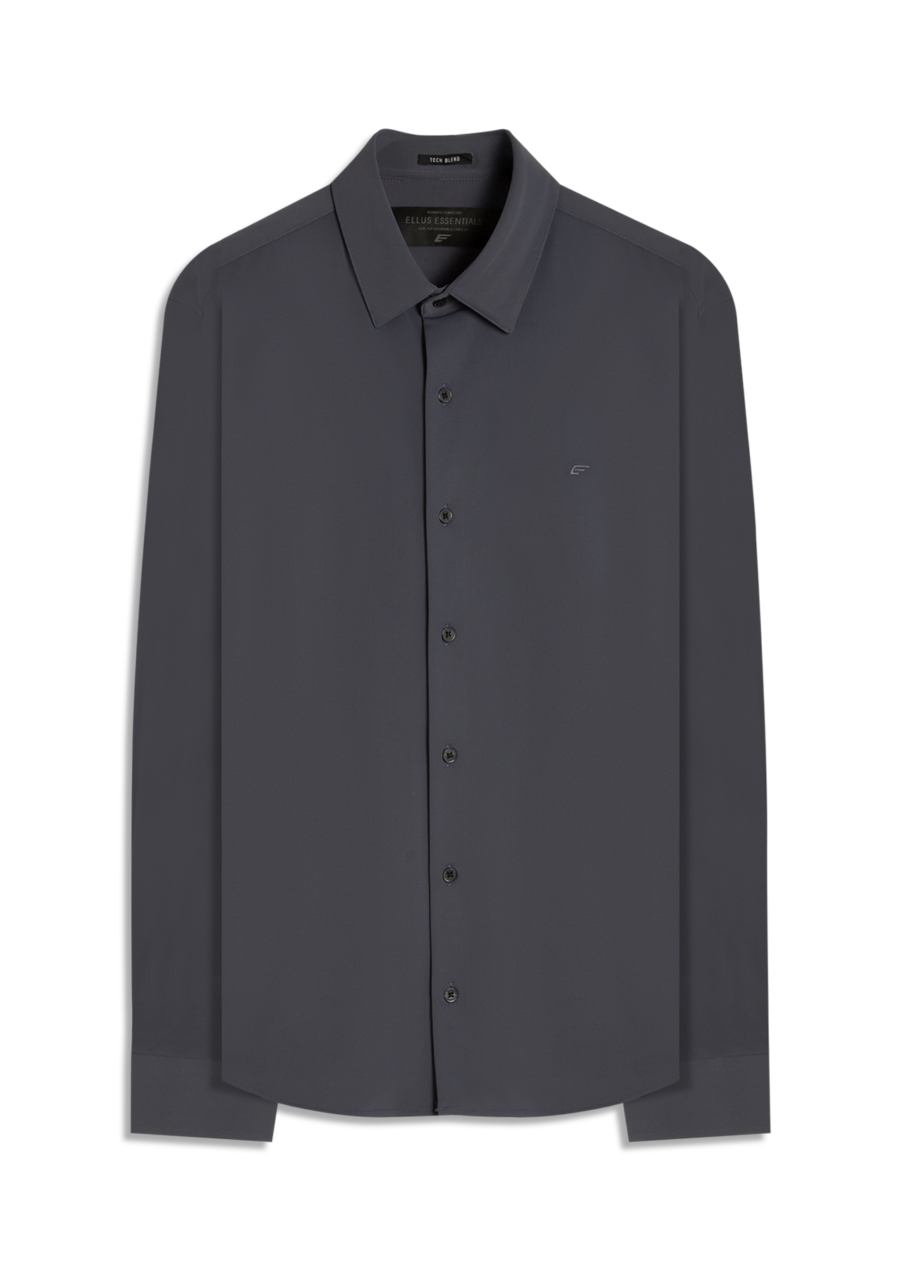 Camisa Tech Piquet Slim Xangai Grafite