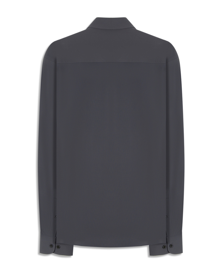 Camisa Tech Piquet Slim Xangai Grafite