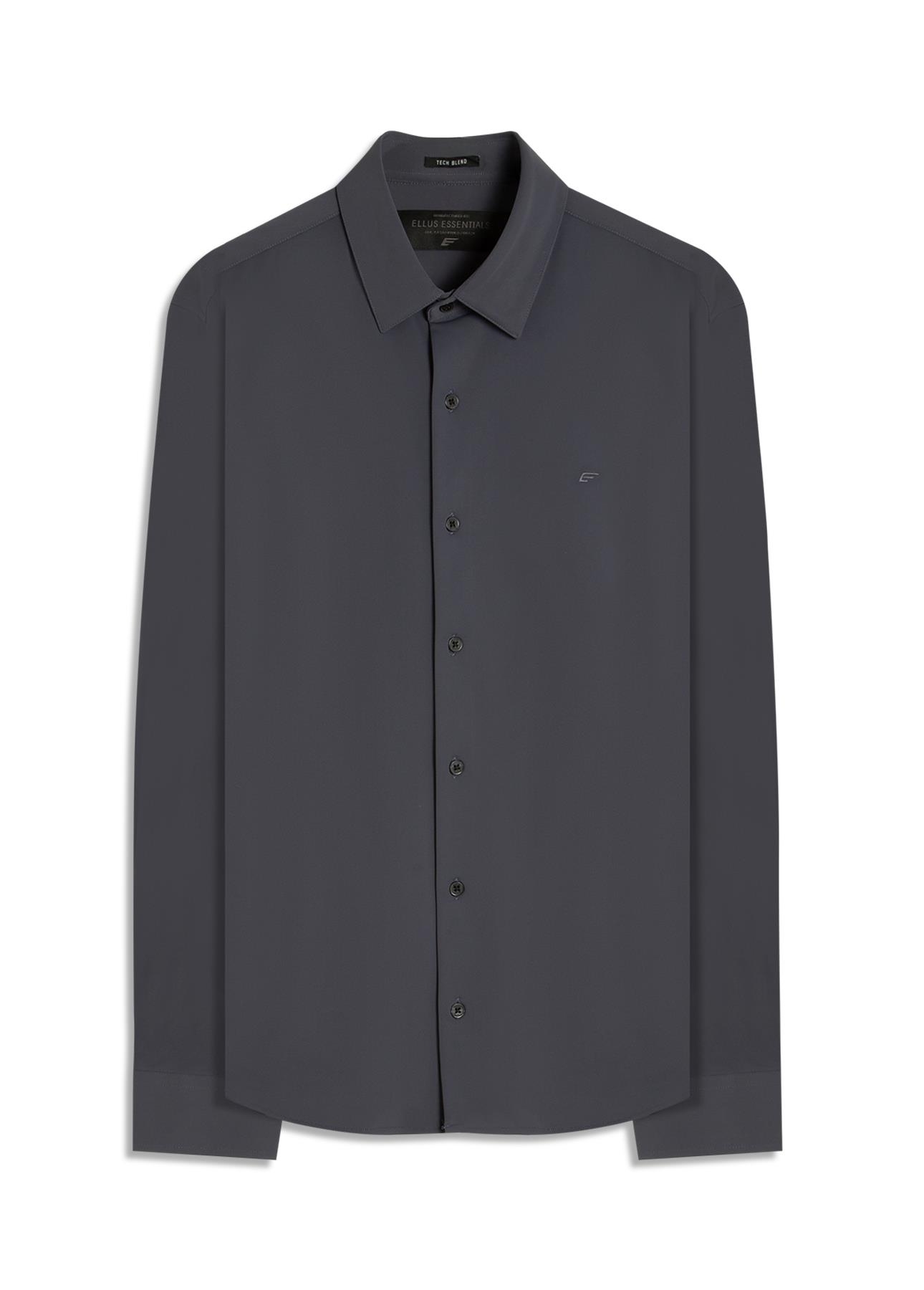 Camisa Tech Piquet Slim Xangai Grafite