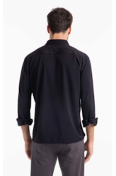 Camisa Tech Piquet Slim Xangai Preto