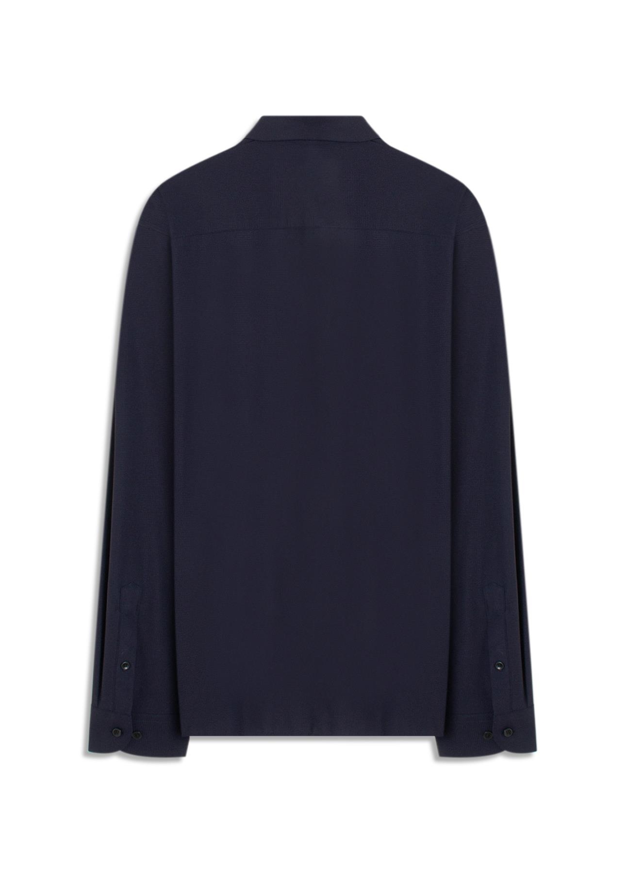 Camisa Tech Texture Slim Dark Navy