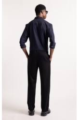 Camisa Tech Texture Slim Dark Navy