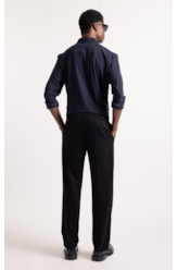 Camisa Tech Texture Slim Dark Navy