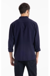 Camisa Tech Twill Classic Xangai Dark Navy