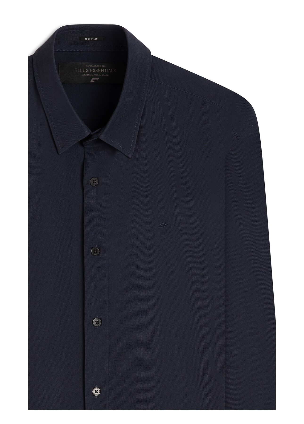 Camisa Tech Twill Classic Xangai Dark Navy