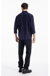 Camisa Tech Twill Classic Xangai Dark Navy