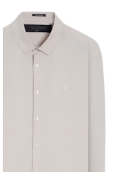 Camisa Tech Twill Xangai Areia
