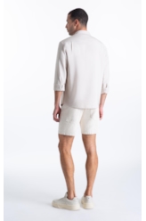 Camisa Tech Twill Xangai Areia