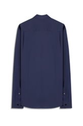 Camisa Tech Voil Classic Xangai Ml Azul Pervante