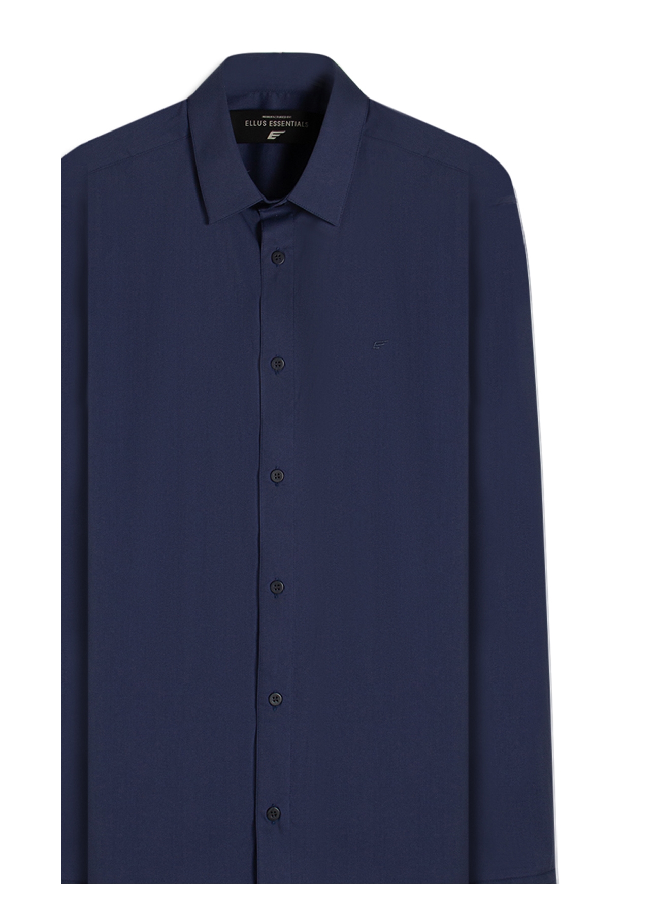 Camisa Tech Voil Classic Xangai Ml Azul Pervante