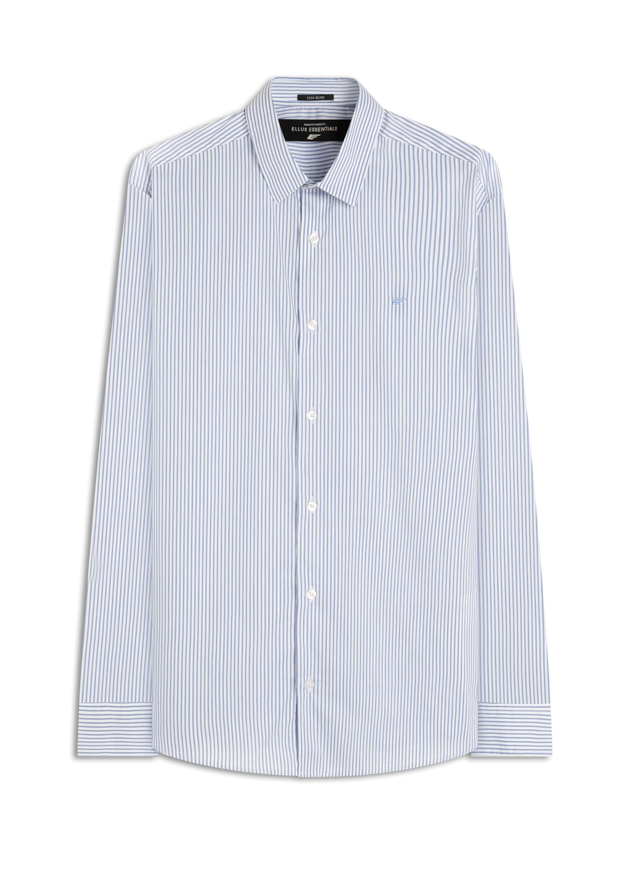 Camisa Tech Xangai Slim Azul Pervante