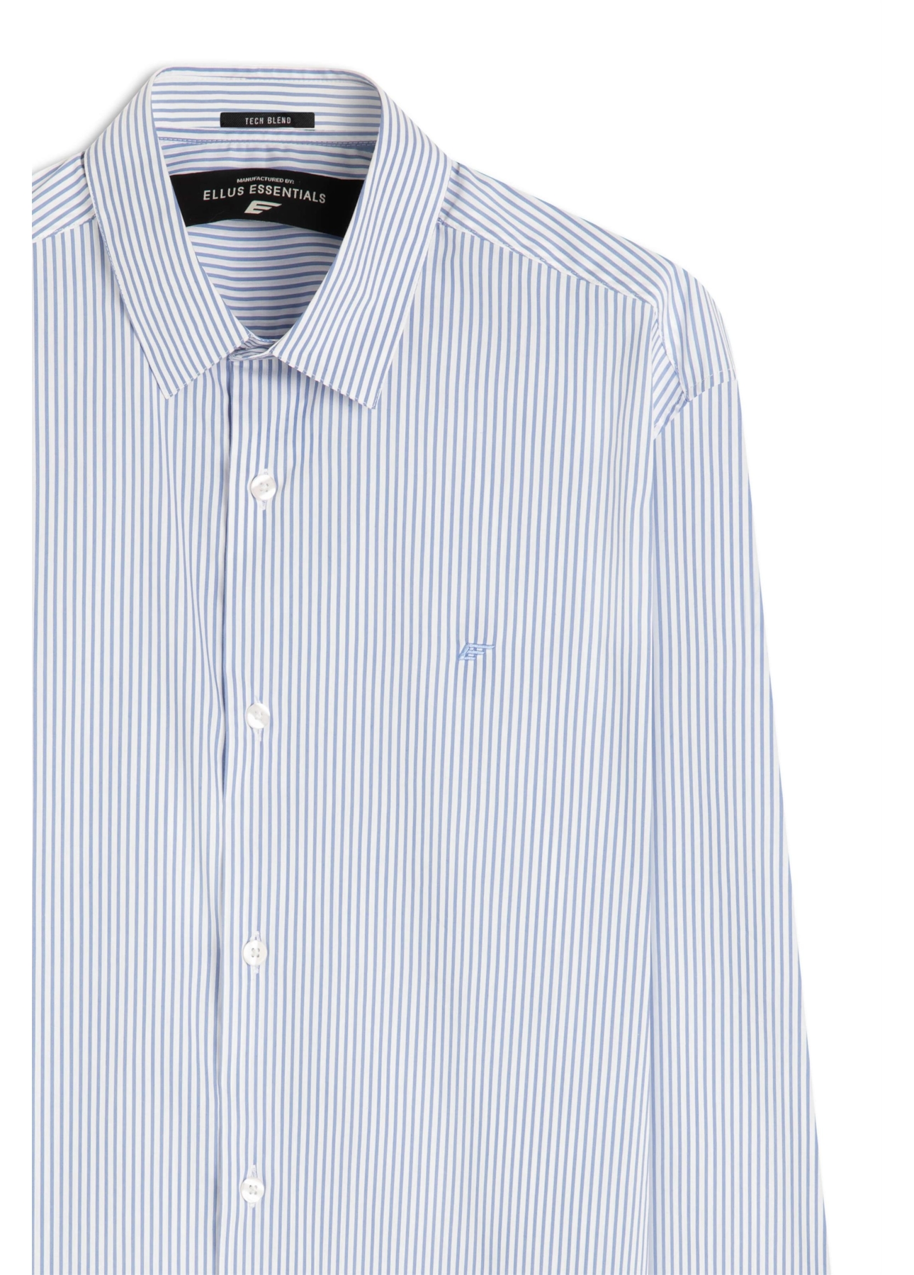 Camisa Tech Xangai Slim Azul Pervante