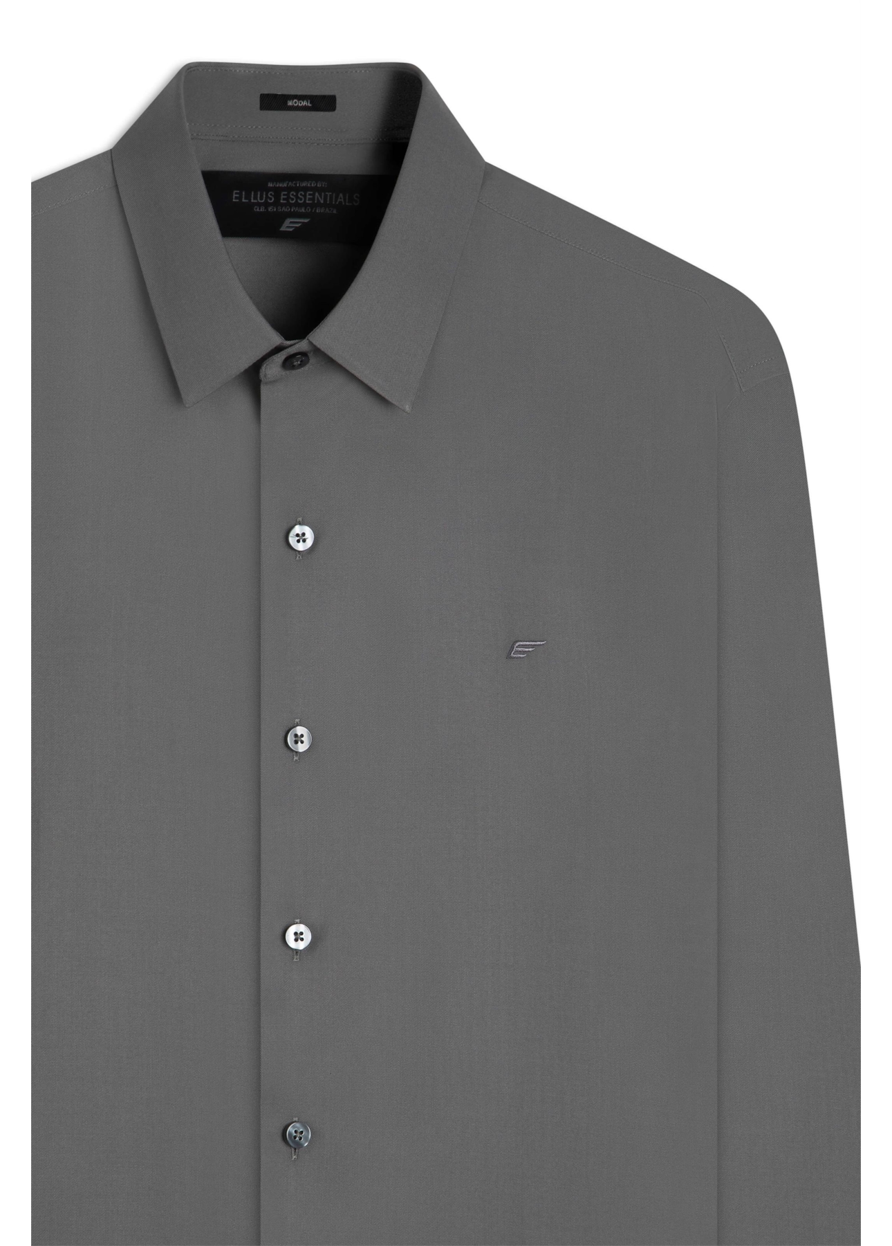 Camisa Techno Modal Classic Grafite