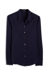 Camisa Tencel Classic Purple Blue