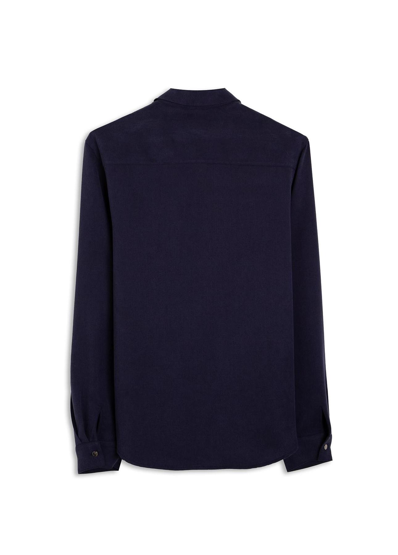 Camisa Tencel Classic Purple Blue