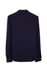 Camisa Tencel Classic Purple Blue