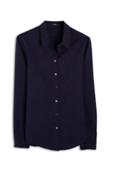 Camisa Tencel Classic Purple Blue