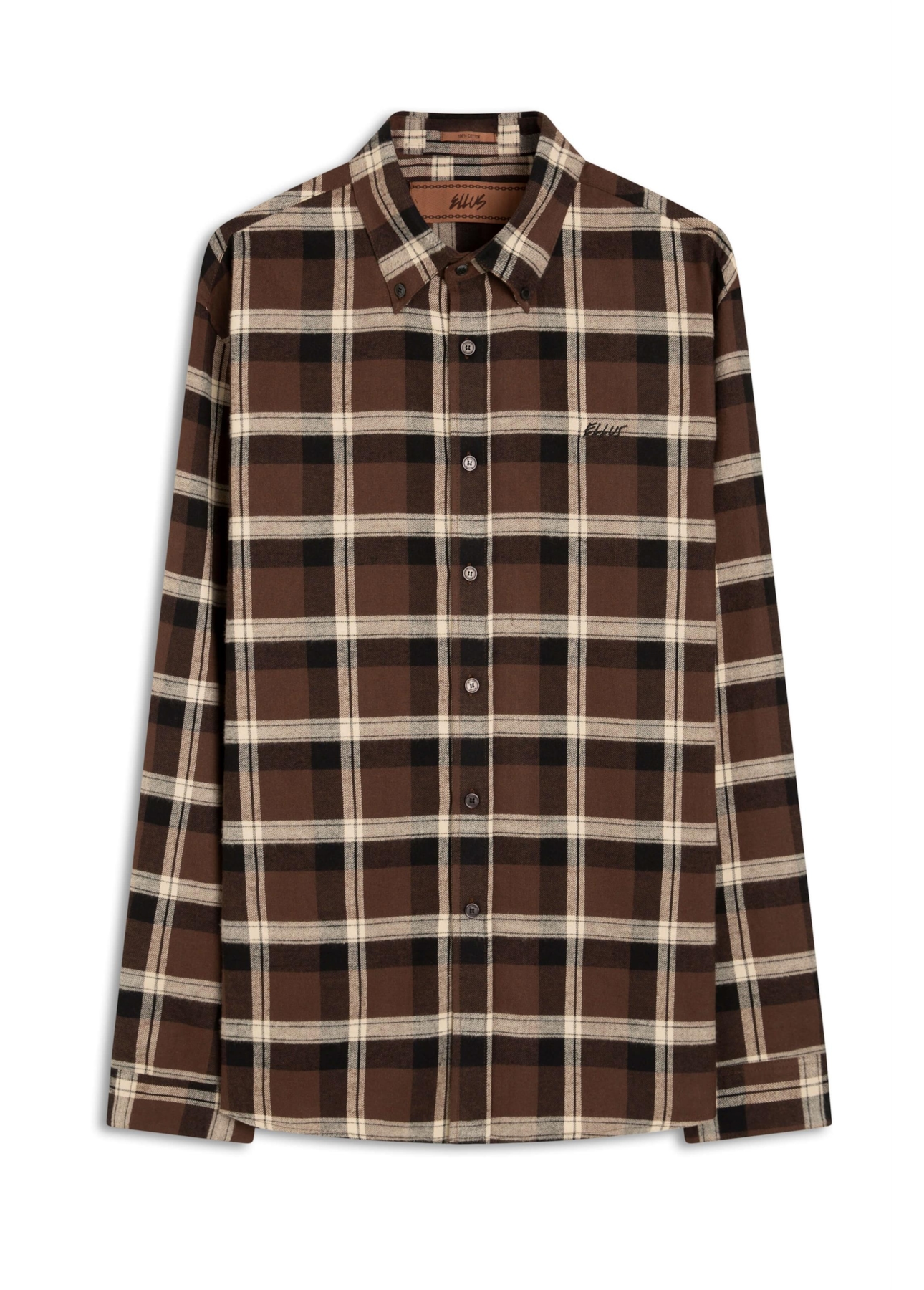 Camisa Touch Denver Button Down Tabaco