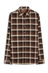Camisa Touch Denver Button Down Tabaco