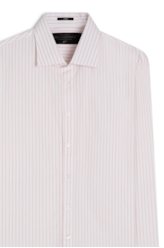 Camisa Tricoline Boquillas Slim Rosê
