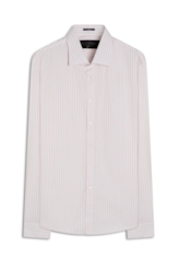 Camisa Tricoline Boquillas Slim Rosê