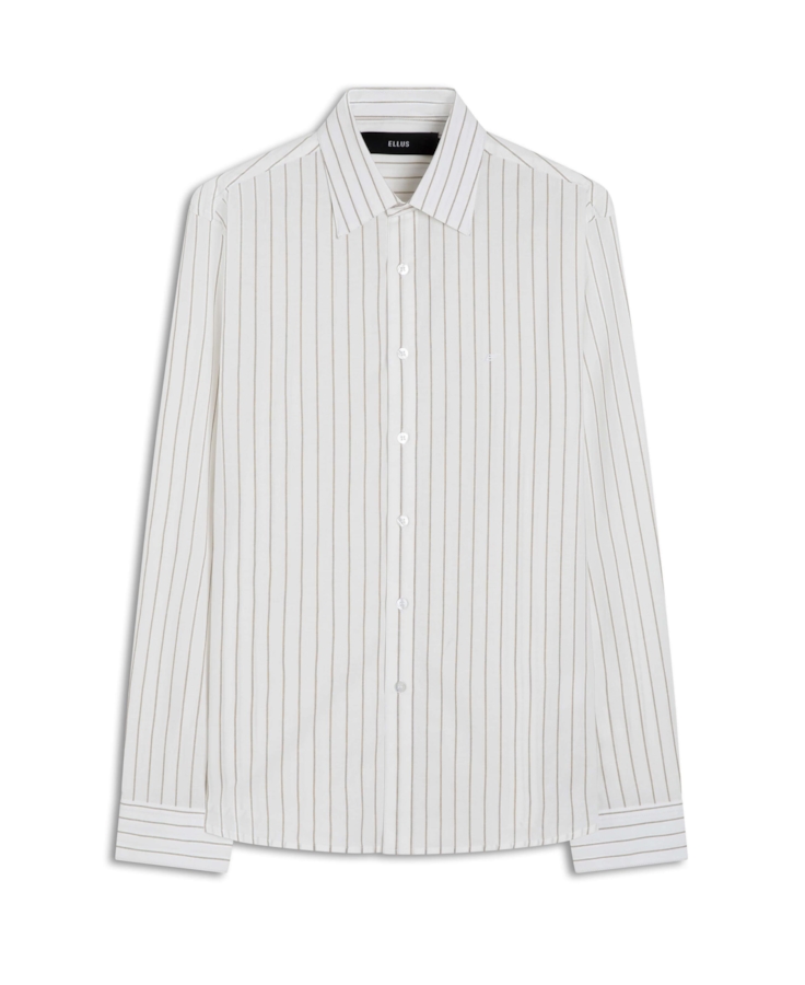 Camisa Tricoline Burgdorf Slim Anatom Terra