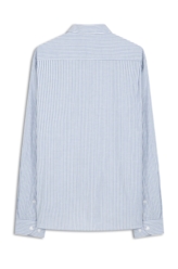 Camisa Tricoline Camerino Slim Anatomic Azul Jeans