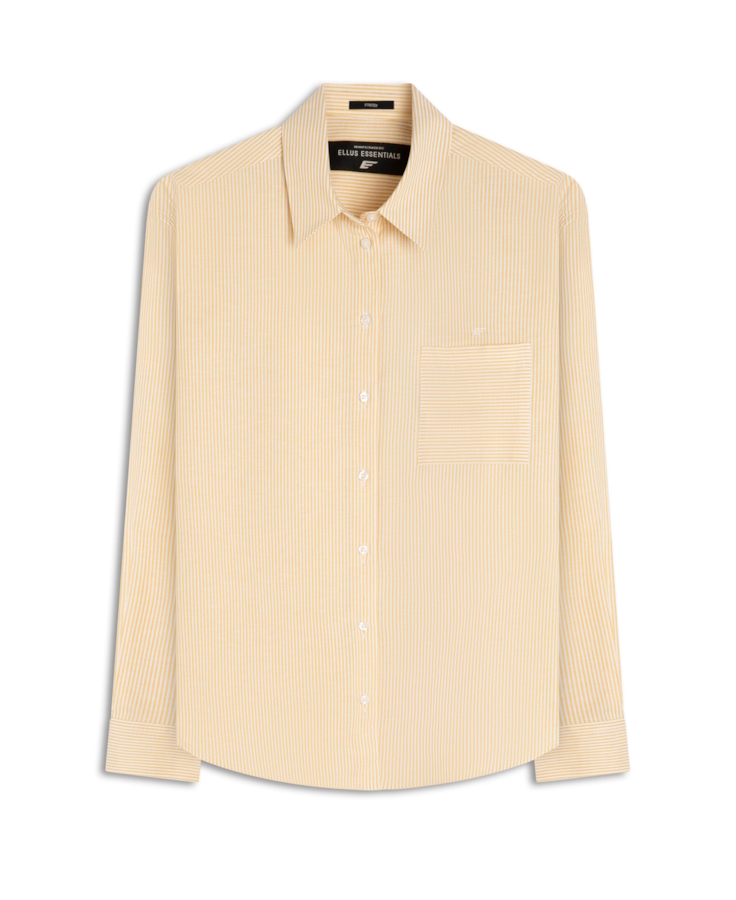 Camisa Tricoline Classic Anatomic Amarelo