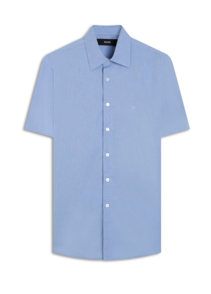 Camisa Tricoline Classic Anatomic Azul