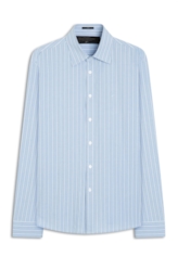 Camisa Tricoline Classic Anatomic Azul Bic