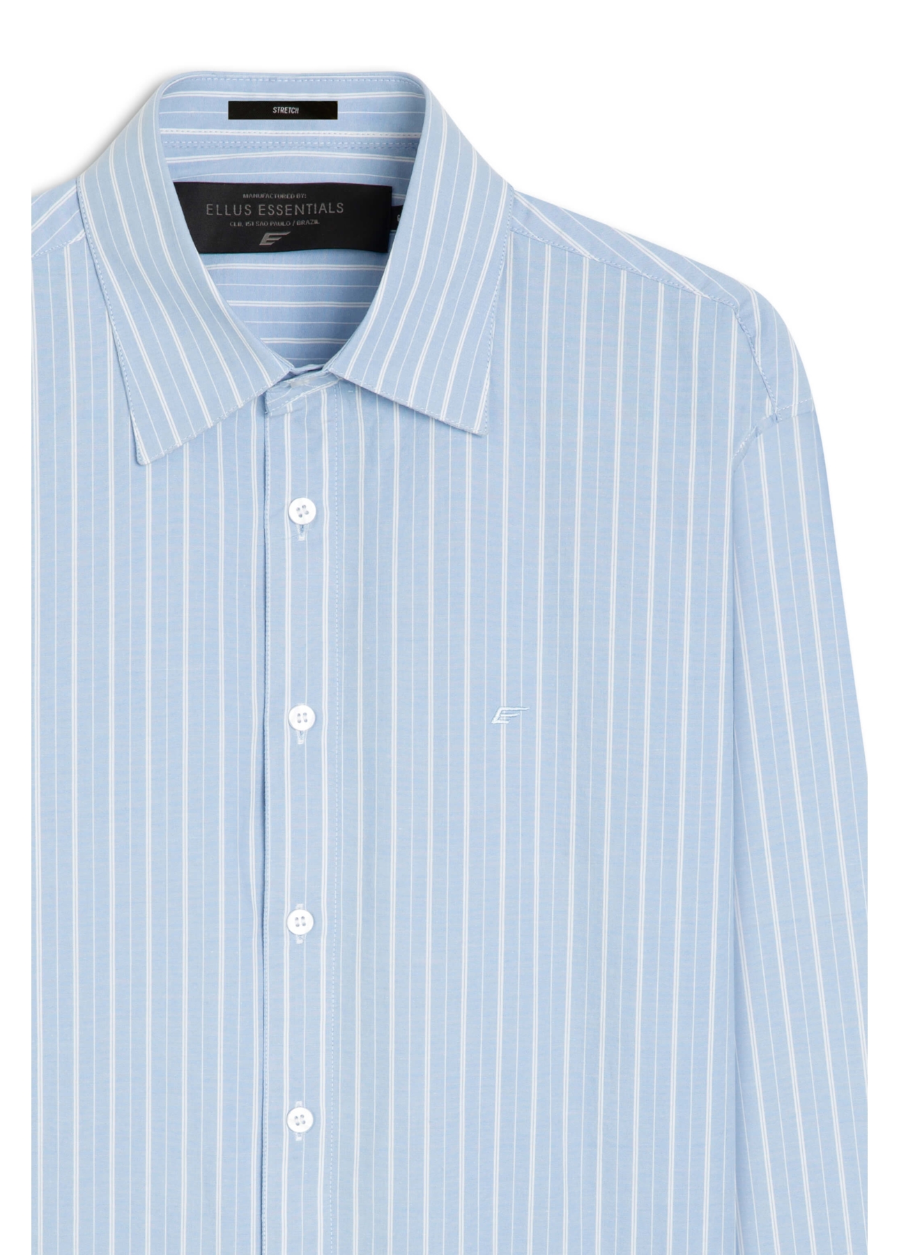 Camisa Tricoline Classic Anatomic Azul Bic