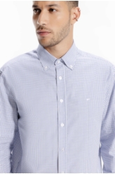 Camisa Tricoline Classic Anatomic Azul Bic