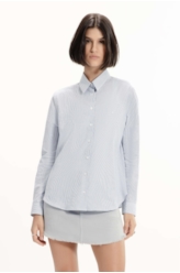 Camisa Tricoline Classic Anatomic Azul Bic