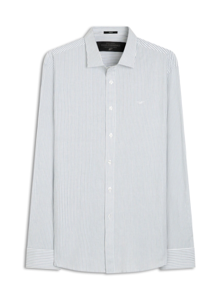 Camisa Tricoline Classic Anatomic Azul Bic