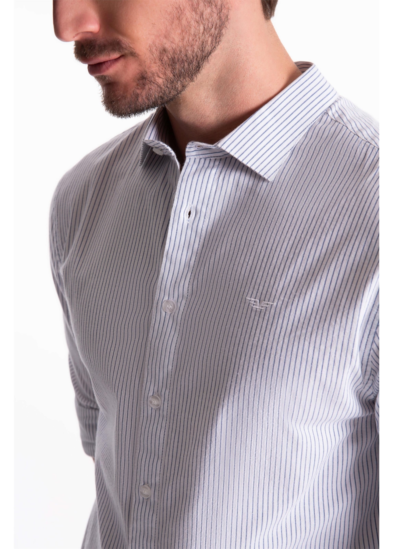 Camisa Tricoline Classic Anatomic Azul Bic