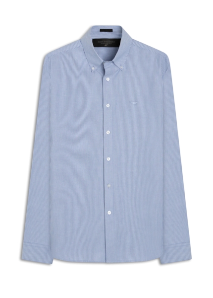 Camisa Tricoline Classic Anatomic Azul Bic