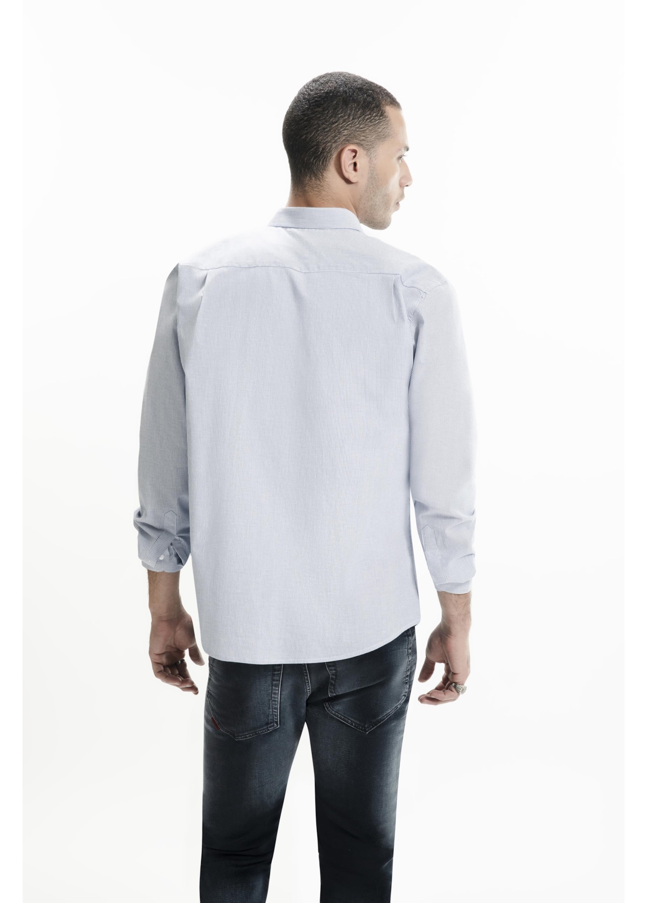 Camisa Tricoline Classic Anatomic Azul Bic